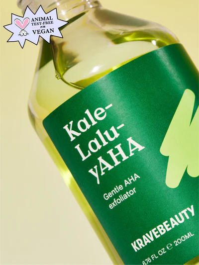 Kale Lalu Yaha Gentle AHA Exfoliator 200 ml สกินแคร์ สครับขัดผิว ช่วยปรับพื้นผิวให้เรียบเนียนและดูจางลงเพื่อเผยผิวที่มีสุขภาพดี อำลาเซลล์ผิวที่ตายแล้วได้เลย ผิวได้รับความชุ่มชื้นและปลอบประโลมจากพืช